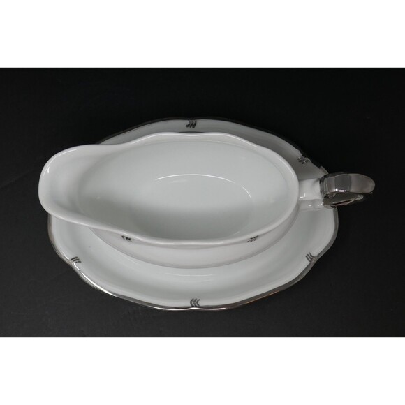 Plankenhammer Floss Bavaria Porcelain Gravy Boat -  Made In Germany RARE - Picture 5 of 7